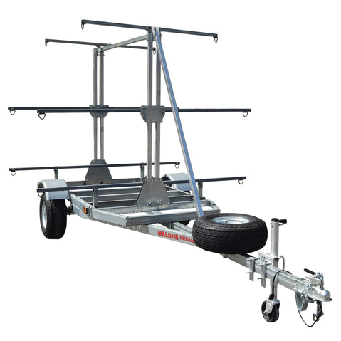 Malone MegaSport Outfitter 3 Tier Kayak Trailer angle
