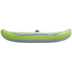 AIRE Tributary Spud Inflatable Kayak in Lime side