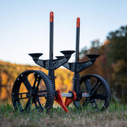 YakAttack TowNStow Scupper Kayak Cart lifestyle