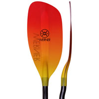 Werner Surge Fiberglass Bent Shaft Whitewater Kayak Paddle in Gradient Blaze blade
