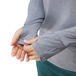 NRS Women's Silkweight Hoodie thumb holes