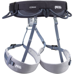 Petzl Corax Climbing Harness in Dark Gray back