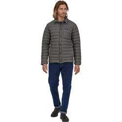 Patagonia Men's Downdrift 3-in-1 Jacket in Ink Black model view back