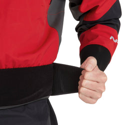 NRS Men's Pivot Drysuit in Red waist