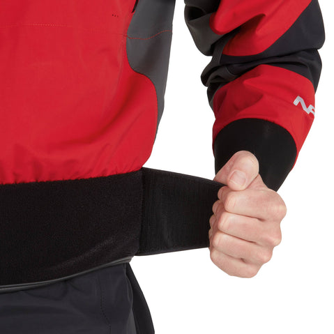 NRS Men's Pivot Drysuit in Red waist