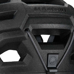 Mammut Wall Rider Rock Climbing Helmet Dark Jade closeup