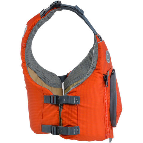 Astral Sturgeon Fishing Lifejacket (PFD) in Burnt Orange side