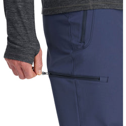 Outdoor Research Men's Cirque II Pants in Naval Blue thigh pocket