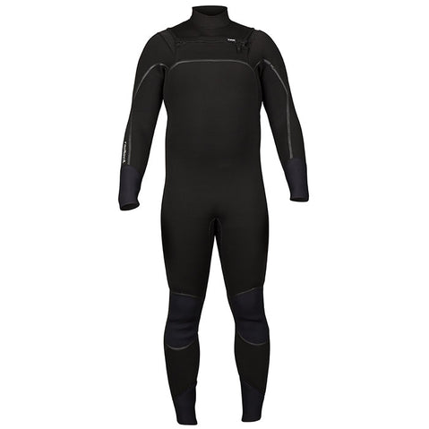 NRS Men's Radiant 4/3 Wetsuit in Black front