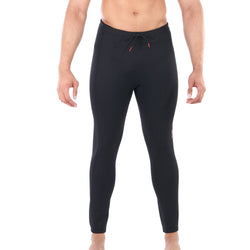 Level Six Men's Radiator Neoprene Pants in Black model front view