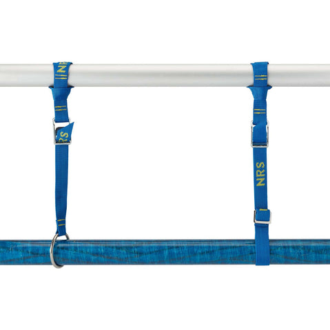 NRS Raft Spare Oar Keeper installed
