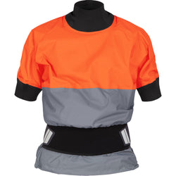 NRS Men's Stratos Shorty Semi-Dry Paddling Jacket in Flare front