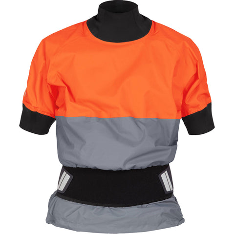 NRS Men's Stratos Shorty Semi-Dry Paddling Jacket in Flare front