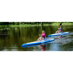 Sea Eagle NeedleNose 126 Inflatable SUP Board Electric Pump Package lifestyle