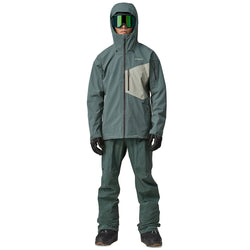 Patagonia Men's Snowdrifter Jacket Noveau Green full length view