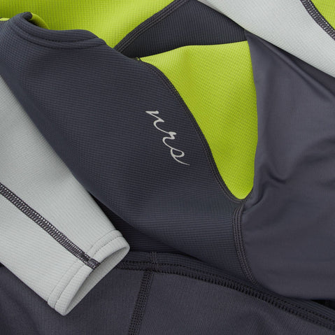 NRS Women's HydroSkin 0.5 Long Sleeve Shirt in Dark Shadow detail