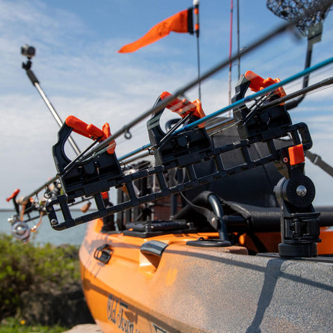 YakAttack SideStage Pro Rod Holder Rack lifestyle