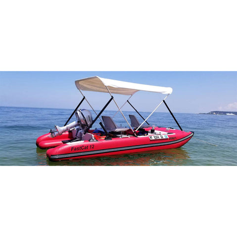 Sea Eagle FastCat12 Deluxe Inflatable Cataraft Package lifestyle