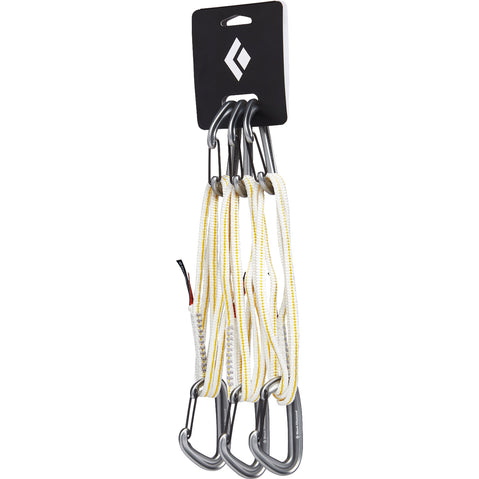 Black Diamond Miniwire Alpine Quickdraw 3-Pack in Light Gray front
