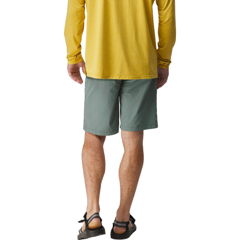 NRS Men's Benny Board Shorts in Garden Topiary model crop back