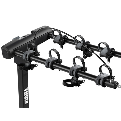 Thule Range RV/Travel Trailer 4 Bike Hitch Rack with arms folded down