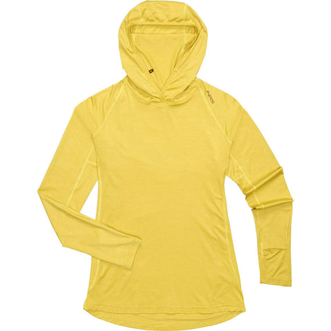 NRS Women's Silkweight Hoodie in maize