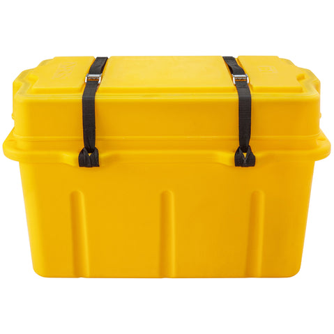 NRS Canyon Camping Dry Box in Yellow front