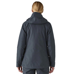 Patagonia Women's 3-in1 Powder Town Jacket in Smolder Blue inner jacket back