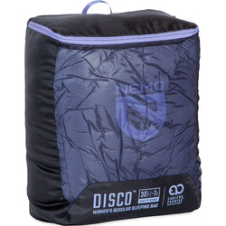 Nemo Equipment Women's Disco 30-Degree Endless Promise Down Sleeping Bag in Blue Granite storage cube