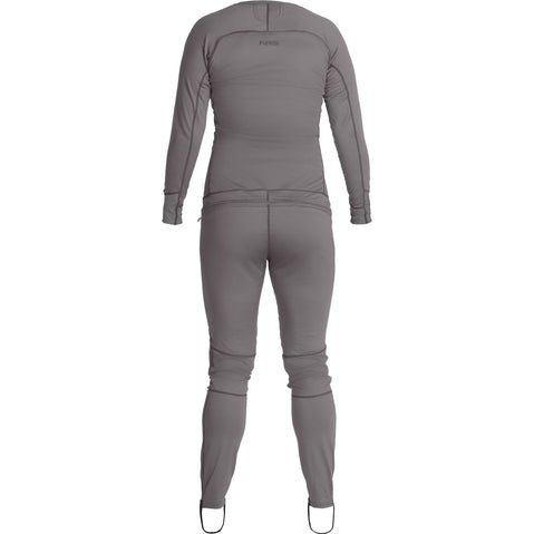 NRS Women's Lightweight Union Suit in Smoke back