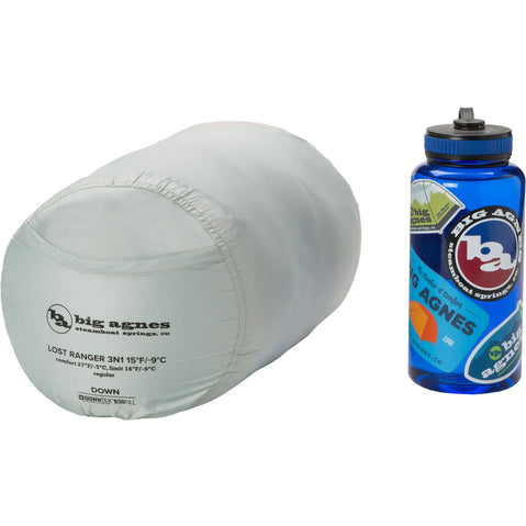 Big Agnes Lost Ranger 3N1 15 Degree Down Sleeping Bag pad sleeve