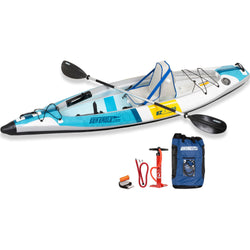 Sea Eagle EZLite 10 Deluxe Inflatable Kayak Package angle