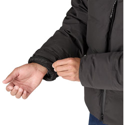 Patagonia Men's Jackson Glacier Jacket in Black model cuff