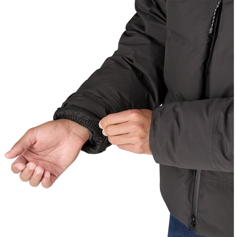 Patagonia Men's Jackson Glacier Jacket in Black model cuff