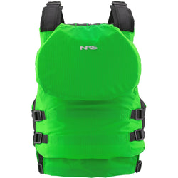 NRS Big Water V Rafting Lifejacket (PFD) in Green back