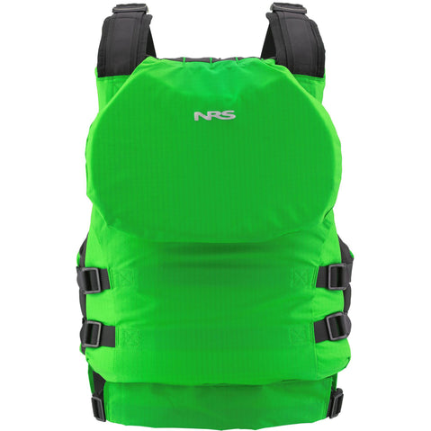 NRS Big Water V Rafting Lifejacket (PFD) in Green back