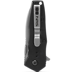 NRS Lotic Knife in Black folded