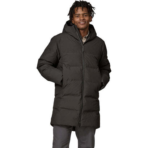 Patagonia Men's Jackson Glacier Parka in Black model front