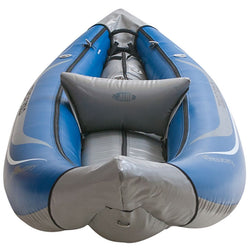 AIRE Tributary Tomcat Solo Inflatable Kayak in Blue front
