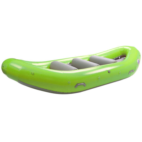 AIRE Super Duper Puma Self-Bailing Raft in Limited Lime angle