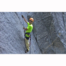 Metolius Safe Tech Waldo SB Harness in Black lifestyle