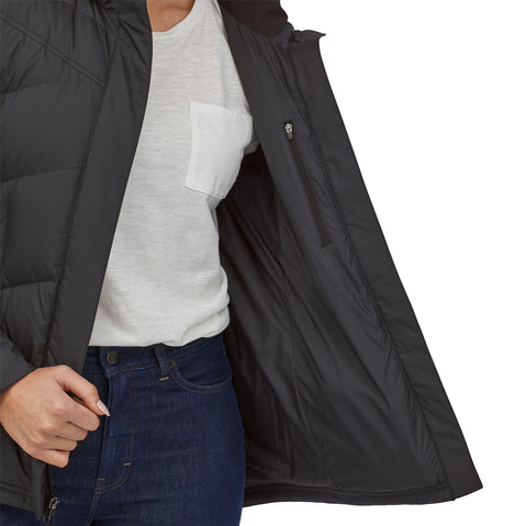 Patagonia Women's Down With It Jacket in Black interior view