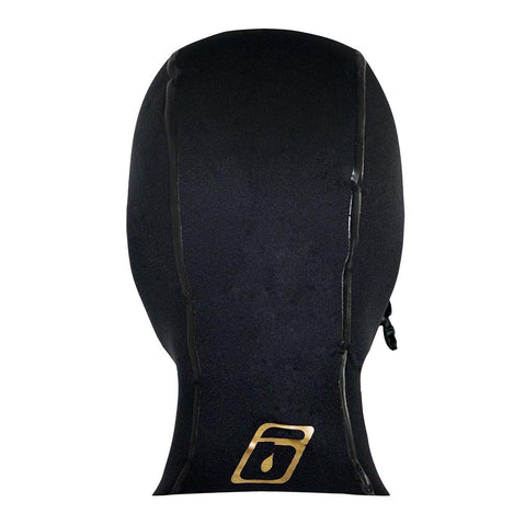 Level Six Quartz 2 mm Neoprene Paddling Hood in Black rear