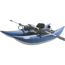 Outcast Fish Cat 9-IR Pontoon Boat in Blue left