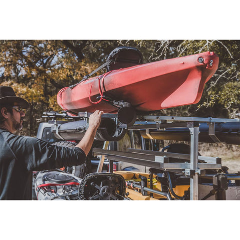 Malone MegaSport 2-Boat MegaWing Ultimate Angler Trailer Package lifestyle 2