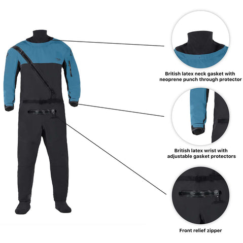 Level Six Cronos Semi-Dry Suit details