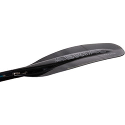 Aqua-Bound Aerial Major Carbon Versa-Lok Straight Shaft 2-Piece Kayak Paddle blade angle