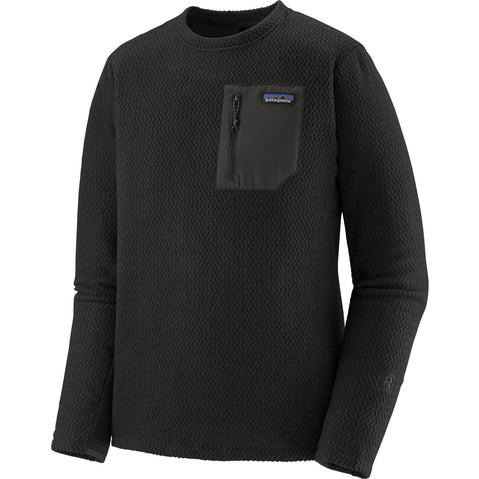 Patagonia Men's R1 Air Crew Shirt in Black angle