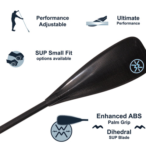 Werner Trance 85 Adjustable Carbon Stand-Up Paddle details