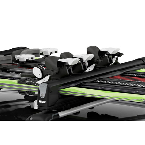 Thule SnowPack Extender Ski/Snowboard Roof Rack detail